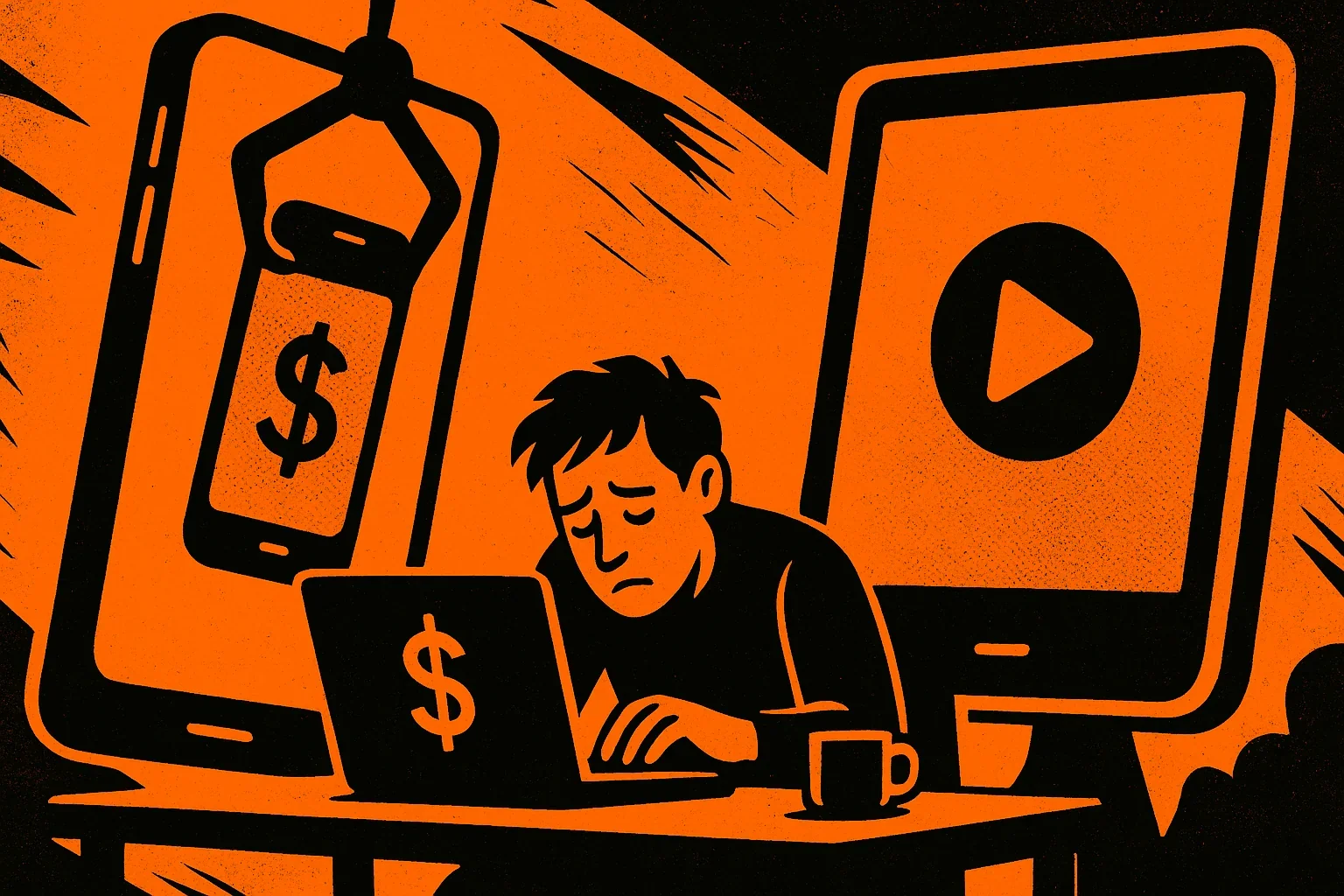 The exhausting screen economy: Why has professional independence become a recipe for burnout?